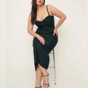 Reformation Stormi Dress Black